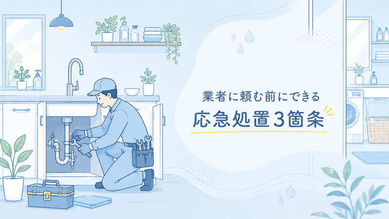 応急処置三箇条