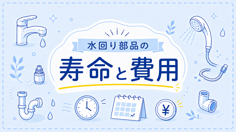 水回り部品の寿命と費用