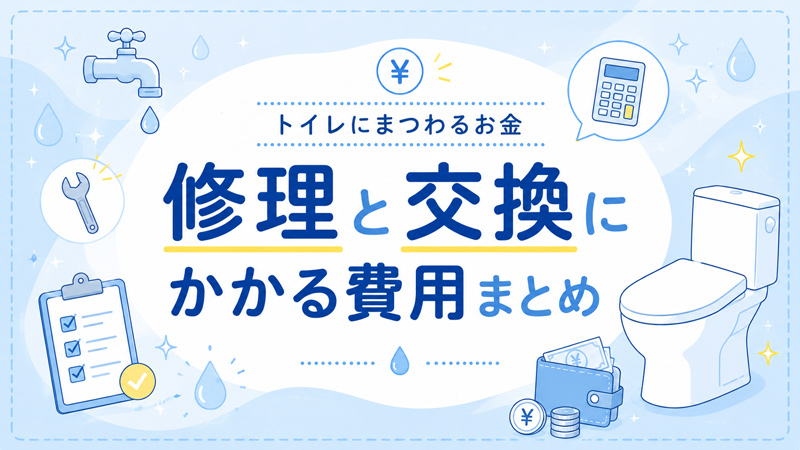 修理と交換にかかる費用まとめ